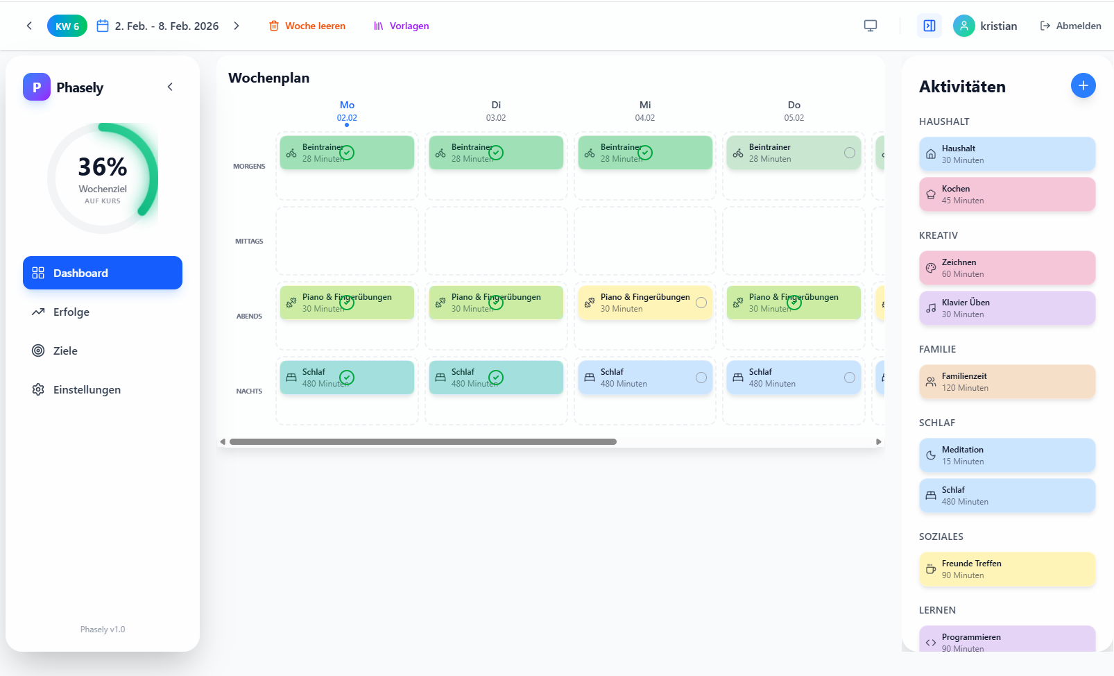 Phasely Screenshot 1